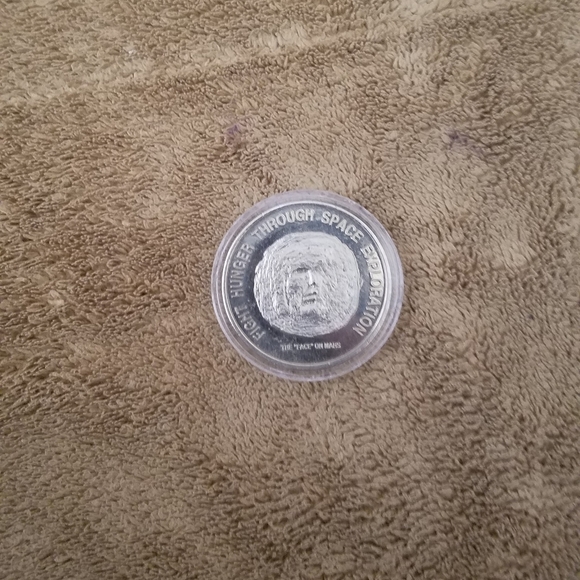 Liberia Other - $50 "Face on Mars" Liberian coin.